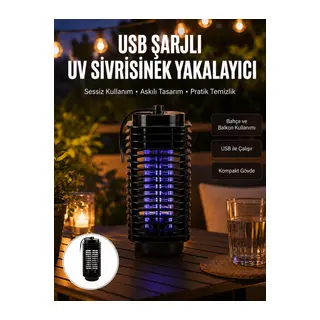 Çevre Dostu Elektrikli Sivrisinek Öldürücü Lamba – 50m² Etki Alanı Yeni Nesil
