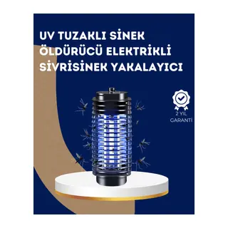 Elektrikli UV Işıklı Sivrisinek ve Böcek Öldürücü – Sessiz ve Güvenli Tuzak