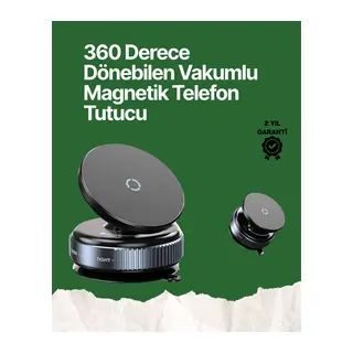 360° Ayarlanabilir Manyetik Araç Telefon Tutucu – Kompakt ve Pratik Tasarım
