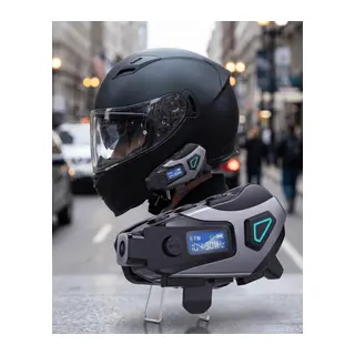 Motosiklet Kask Bluetooth Kulaklık Uzun Pil Ömrü Kamera ve Sesli Komut Destekli