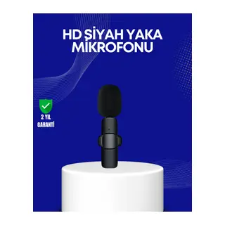 Lightning Girişli 2’li Kablosuz Yaka Mikrofonu Çift Kişilik Kayıt
