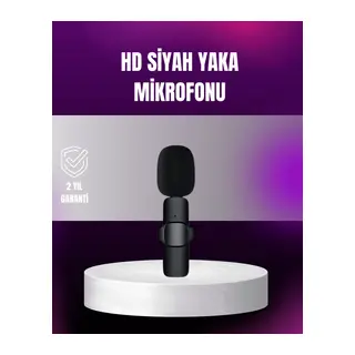 iPhone Uyumlu Çift Mikrofonlu Kablosuz Yaka Seti Profesyonel Ses
