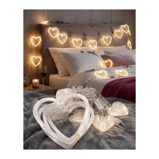 Kalp Şeklinde LED Neon Işık Dekoratif Romantik Oda ve Duvar Lambası