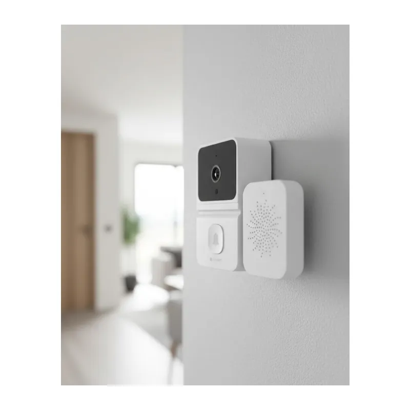 WiFi Akıllı Kapı Zili Kamera Gece Görüşlü Çift Yönlü Sesli