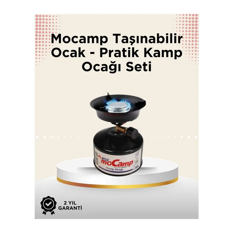 Dayanıklı, Paslanmaz ve Yüksek Isı Dayanımlı Kamp Ocağı – Uzun Süreli Kullanım İçin