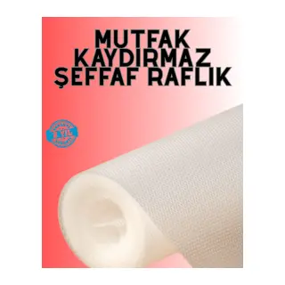 Eva malzemeden kaydırmaz şeffaf raflık buzdolabı kaplaması