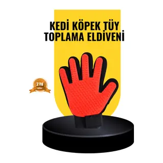 Kedi ve Köpekler İçin Tüy Toplama Eldiveni – Yumuşak Silikonlu Masaj Eldiveni