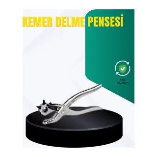 Metal Gövdeli Ayarlanabilir Deri Delme Pensesi 2.5–5 mm Delik Açma Aracı