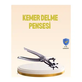 Profesyonel Deri Delme Pensesi Döner Başlıklı Kemer Delici 6 Fonksiyonlu