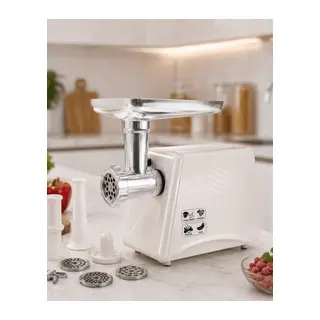 Çok Fonksiyonlu Kıyma Makinesi 3 Metal Disk Sucuk Sosis ve İçli Köfte Aparatlı