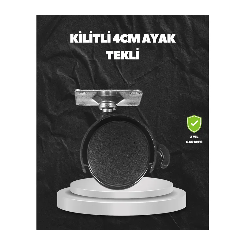 Kilitli 4 cm Evrensel Tekerlek Ayak Tek Adet
