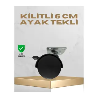 Sehpa ve Masa İçin 6 cm Kilitli Ayak