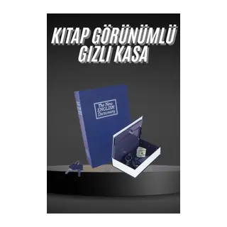 Kilitli Gizli Kasa Sözlük Kumbara Kitap Sözlük Görünümlü 18cm