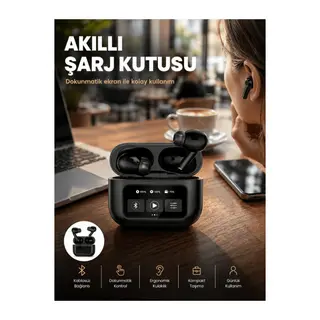 Kablosuz Bluetooth Kulaklık Pro Yeni Nesil Dokunmatik Kontrol Yeni Nesil
