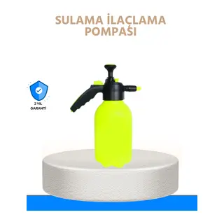 2L Bahçe ve Araç Temizlik Pompası Bakır Uçlu Basınçlı Sprey