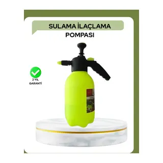 2 Litre Püskürtücü Bakır Nozullu Ayarlı Sprey Temizlik ve Bahçe