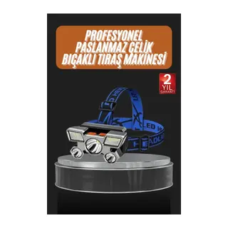 El Feneri Süper Kafa Lambası 4 Modlu 5 Led Kafa Feneri