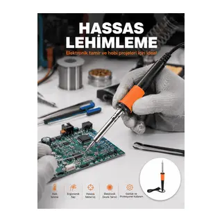 Güvenli Kullanım Sağlayan Isı Yalıtımlı Lehimleme Kalemi