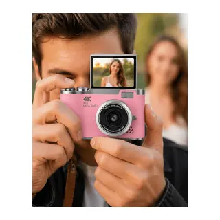 Yeni Nesil Dijital Kamera 48 MP Selfie Vlog Kamera Flip Screen Zoomlu