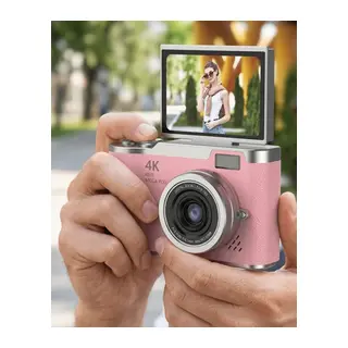 48 MP Dijital Kamera Flip Ekran 18x Zoom Vlog Selfie Kamera