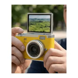 Yeni Nesil Dijital Kamera 48 MP 4K Video Zoomlu Selfie ve Vlog Kamera
