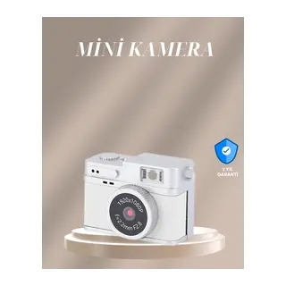 Cep Boy Vintage Dijital Kamera LED Destekli Full HD Video