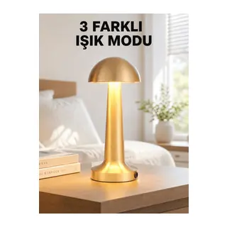 Şarjlı Dimmerli LED Masa Lambası – 4-8 Saat Aydınlatma Yeni Nesil