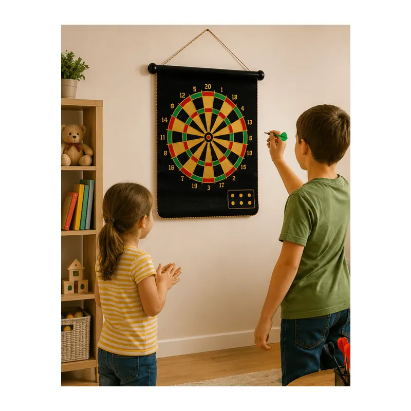Güvenli Manyetik Dart Seti 6 Dart Oklu Eğlenceli Hedef Oyunu