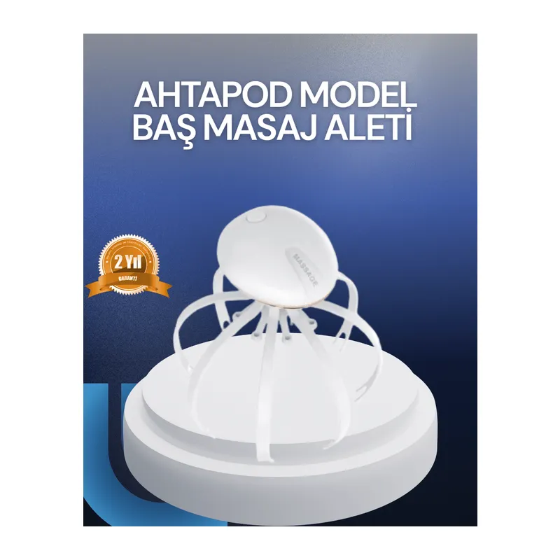 3 Kademeli Elektrikli Kafa Masaj Aleti Stres Giderici Ev Tipi Masaj