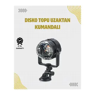 Uzaktan Kumandalı, Ses Kontrollü LED Disko Işığı - Parti ve Kulüpler İçin