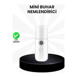 Kablosuz Şarjlı Mini Buhar Nemlendirici – Cilt ve Ortam İçin Taşınabilir Akıllı Cihaz