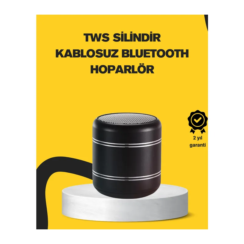 Mini Alüminyum Bluetooth Hoparlör Yüksek Bas Performansı