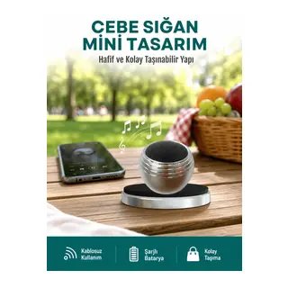 Cep Boy Bluetooth Hoparlör Güçlü Ses Çıkışı TWS Destekli Yeni Nesil