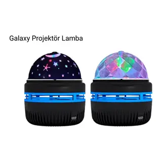Galaxy Projektörlü Gece Lambası