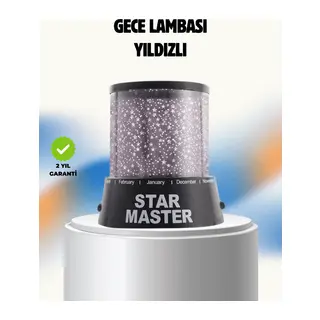 Renk Değiştirmeli LED Yıldız Projektör Parti ve Gece Lambası
