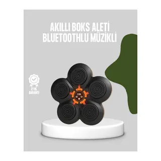 Akıllı Müzikli Boks Makinesi Bluetooth Bağlantılı Işıklı Hedefli Fitness Aleti