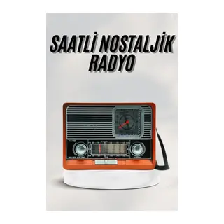 Vintage Nostaljik Radyo AUX USB SD Kart Girişli Şarjlı Bluetooth Bağlantılı