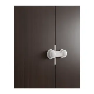 4 Adet Bebek ve Çocuk Koruyucu Dolap Kilidi Vida Gerektirmeyen Güvenlik Seti