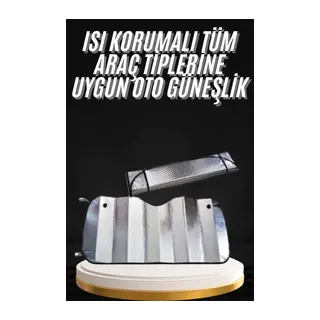 Araç Güneşlik Koruyucu Cam Güneşliği Otomobil Güneşlikleri Katlanabilir