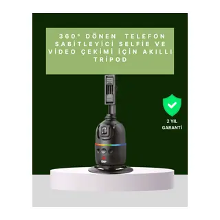 Yüz Takipli 360° Akıllı Gimbal Telefon ve Aksiyon Kamera Uyumlu