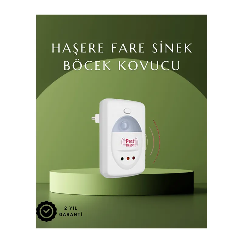 Ultrasonik Ses Dalgalarıyla Kimyasalsız Fare ve Böcek Kovucu Cihaz
