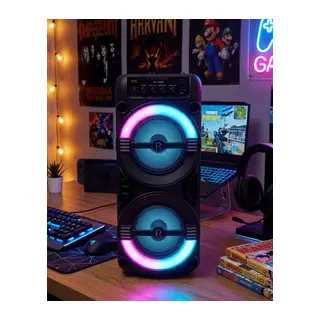 Kablosuz Bluetooth Hoparlör LED Işıklı USB ve TF Kart Destekli
