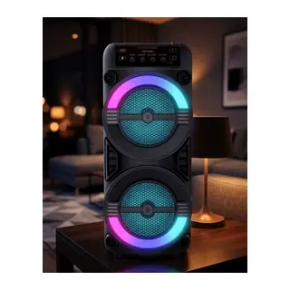 RGB Işıklı Bluetooth Hoparlör Kablosuz Taşınabilir Stereo Speaker