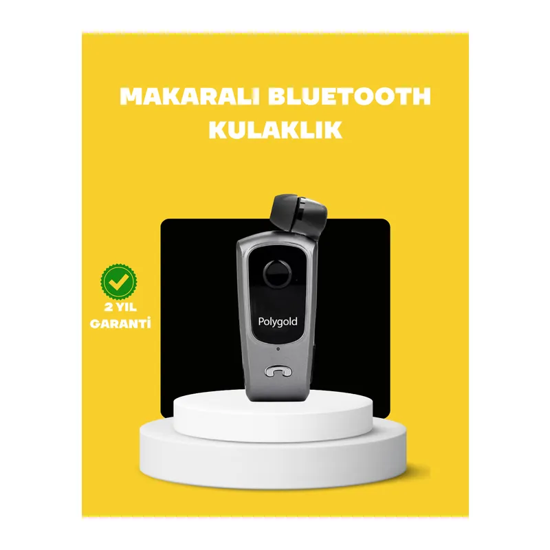 Geri Çekilebilir Kablolu Bluetooth İş Kulaklığı
