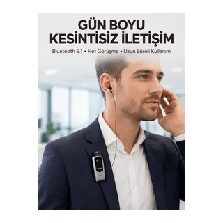 Çift Telefon Bağlantılı Eller Serbest Bluetooth Kulaklık