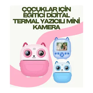 Anında Yazdıran Kamera – Çocuklara Uygun, Hafif ve Renkli
