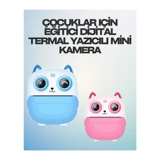 Termal Yazıcılı Dijital Kamera – USB Şarjlı, HD Video Destekli