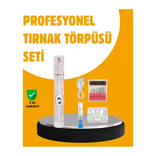 Ergonomik Saplı 20.000 RPM Hız Kontrollü Manikür Pedikür Makinesi
