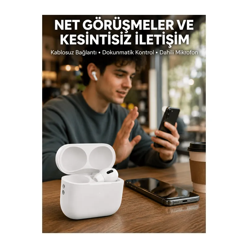 Gürültü Engelleme Teknolojili Bluetooth Kulaklık – Adaptif Ses ve Uzun Pil Süresi Yeni Nesil