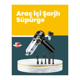 Araç İçi Derinlemesine Temizlik İçin Kompakt ve Ergonomik El Süpürgesi